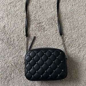 Rebecca Minkoff black studded crossbody